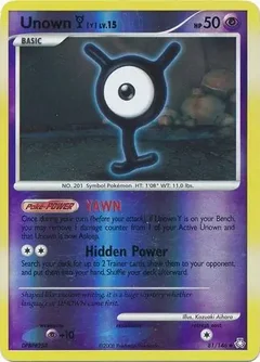 Unown Reverse Holo 81