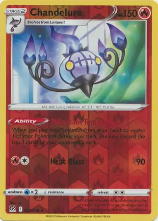 Chandelure Reverse Holo