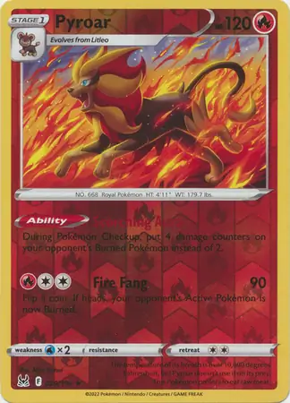Pyroar Reverse Holo