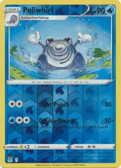 Poliwhirl Reverse Holo 031