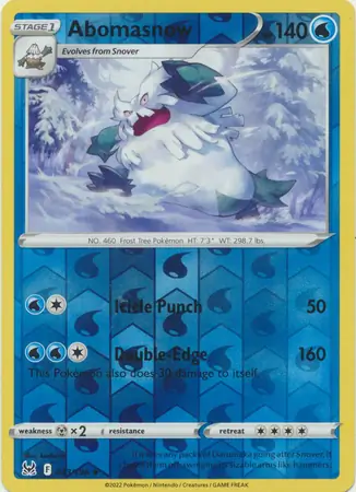 Abomasnow Reverse Holo