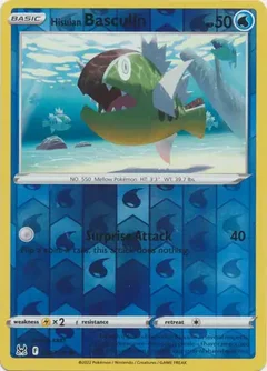 Hisuian Basculin Reverse Holo 044