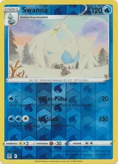 Swanna Reverse Holo 047