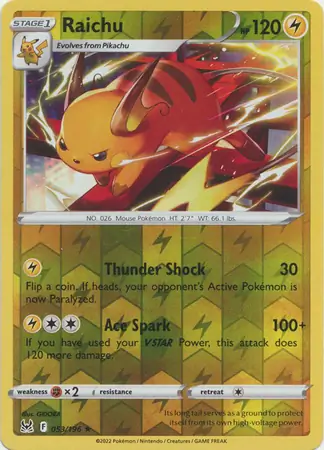 Raichu Reverse Holo