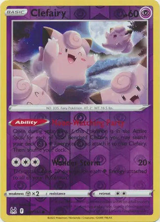 Clefairy Reverse Holo