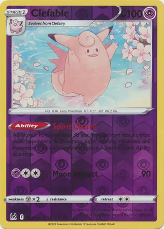 Clefable Reverse Holo