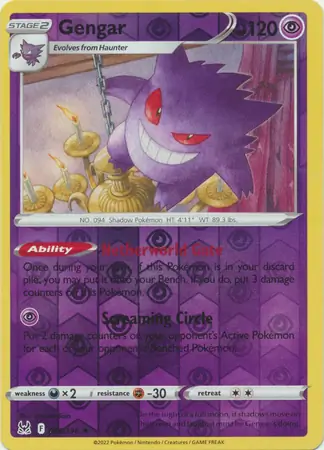 Gengar Reverse Holo