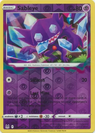 Sableye Reverse Holo