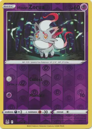 Hisuian Zorua Reverse Holo