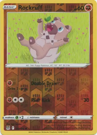 Rockruff Reverse Holo