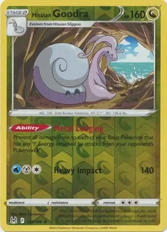 Hisuian Goodra Reverse Holo 134