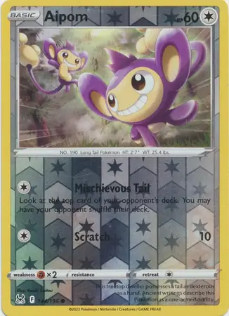 Aipom Reverse Holo