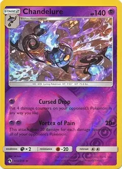 Chandelure Reverse Holo 103