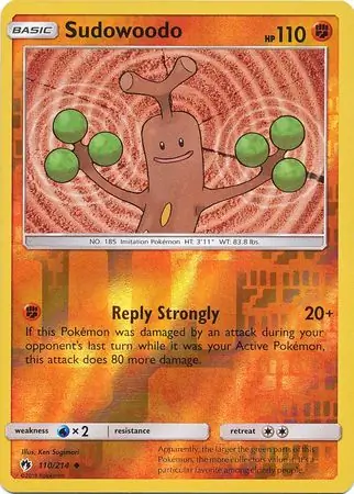 Sudowoodo Reverse Holo