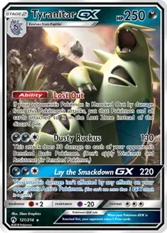 Tyranitar GX 121