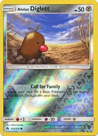 Alolan Diglett Reverse Holo