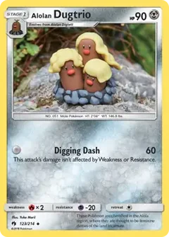 Alolan Dugtrio 123