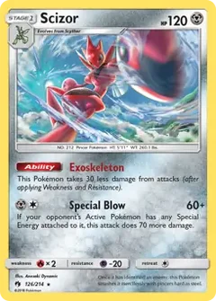 Scizor Holo 126