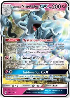 Alolan Ninetales GX 132