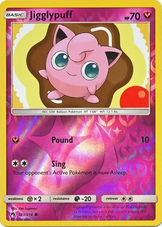 Jigglypuff Reverse Holo