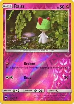 Ralts Reverse Holo 139