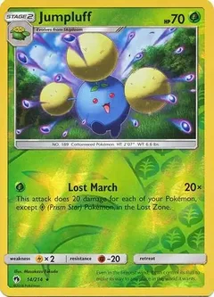 Jumpluff Reverse Holo 14