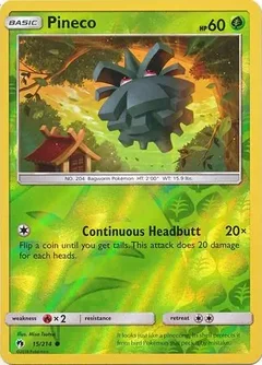 Pineco Reverse Holo 15