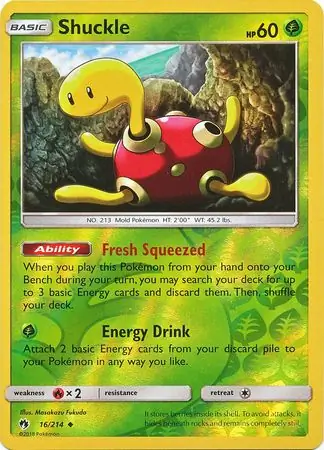 Shuckle Reverse Holo