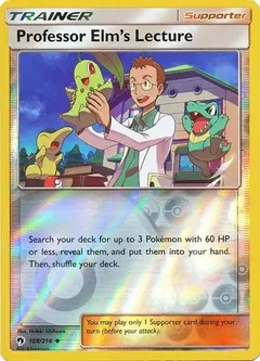 Professor Elm's Lecture Reverse Holo 188