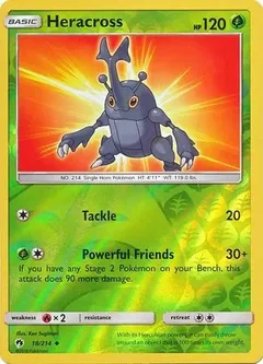 Heracross Reverse Holo 18