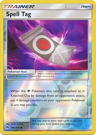 Spell Tag Reverse Holo