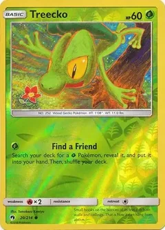 Treecko Reverse Holo 20