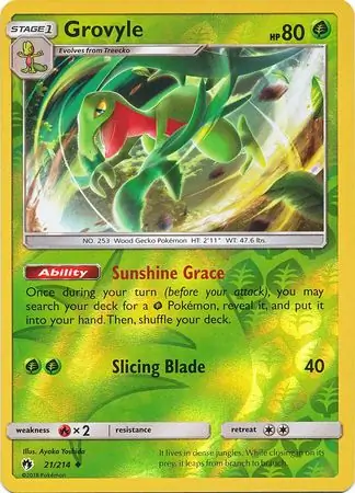 Grovyle Reverse Holo