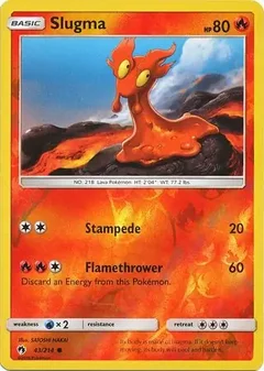 Slugma Reverse Holo 43