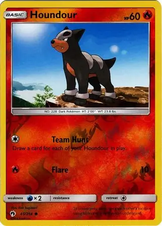 Houndour Reverse Holo