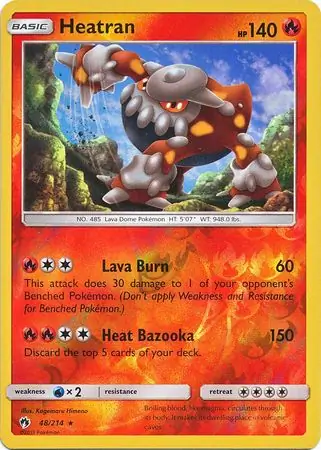 Heatran Reverse Holo