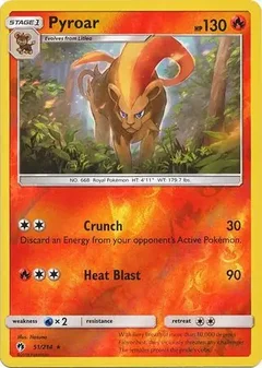 Pyroar Reverse Holo 51