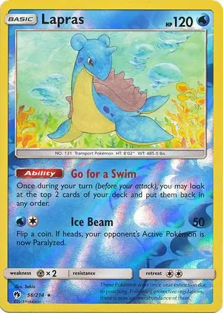 Lapras Reverse Holo