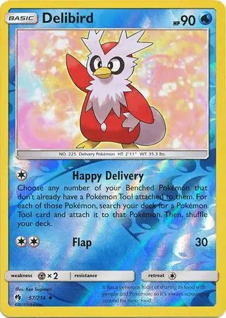 Delibird Reverse Holo