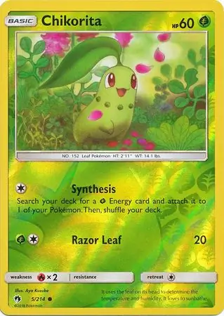Chikorita Reverse Holo