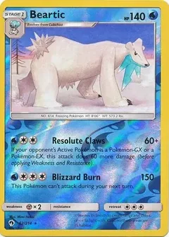 Beartic Reverse Holo 62