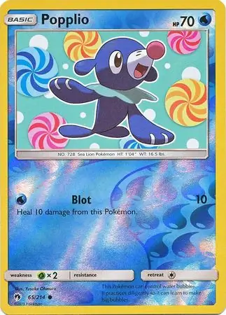 Popplio Reverse Holo