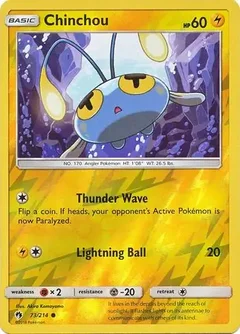 Chinchou Reverse Holo 73