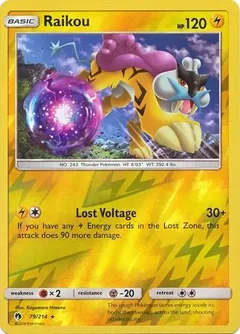 Raikou Reverse Holo 79