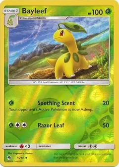 Bayleef Reverse Holo 7
