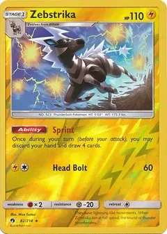 Zebstrika Reverse Holo 82