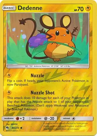 Dedenne Reverse Holo