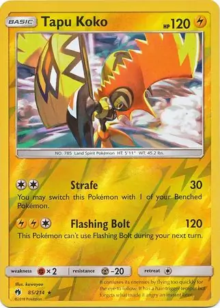 Tapu Koko Reverse Holo