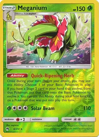 Meganium Reverse Holo