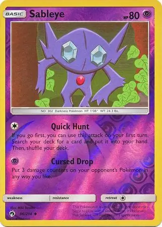 Sableye Reverse Holo